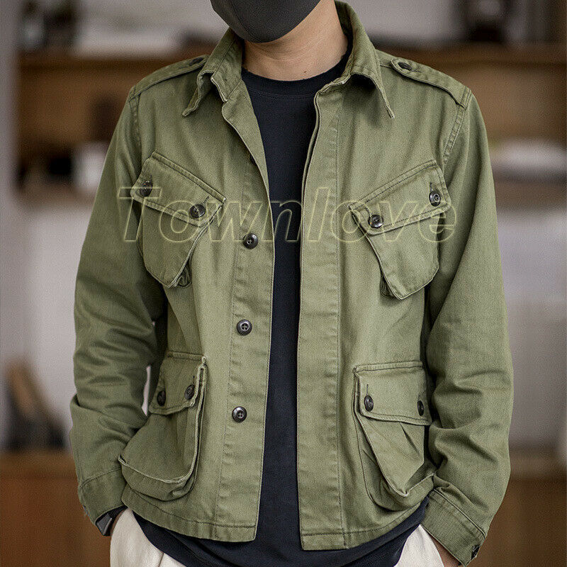 ジャケット・アウター military best jacket Jungle Jacket M42 Military Paratrooper Suit Men's Overalls