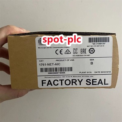 New Factory Sealed AB 1761-NET-AIC /B MicroLogix and SLC Communication Adaptor