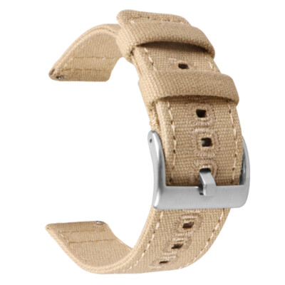 Weave Nylon Canvas Watch Strap 18mm 22mm Sport Watch Band 20mm Vintage Bracelet