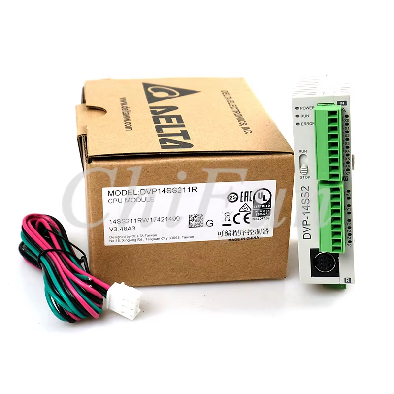 Original Delta DVP14SS211R 24VDC 8DI 6DO Relay SS2 series PLC Extension module