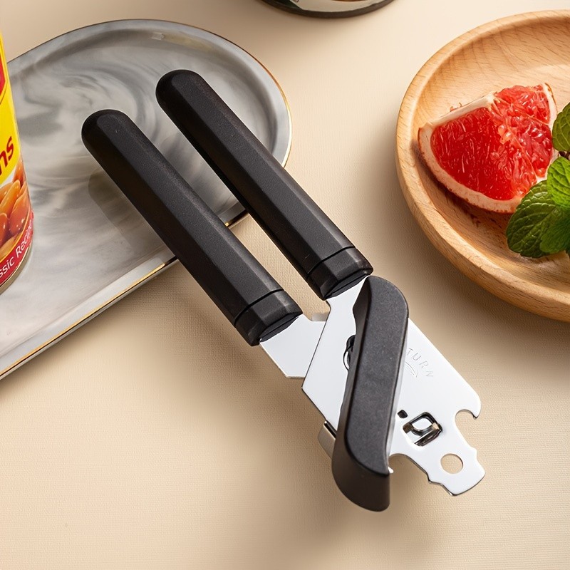 Premium 3 - in - 1 Stainless Steel Can Opener Suitable for Home Kitchen Use USA