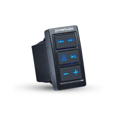 NEW Powerbass XL-BTRS Water Resistant 30' Range Bluetooth Rocker Switch 1YR WRTY