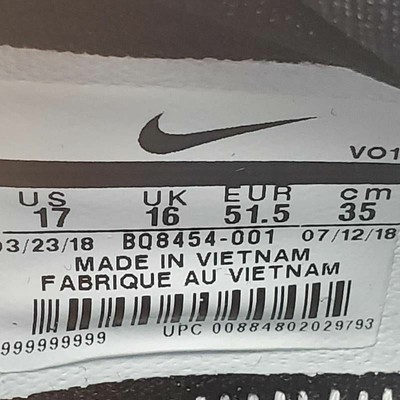 Nike PG 2.5 TB Paul George Basketball Shoes Mens 17 Black BQ8454-001