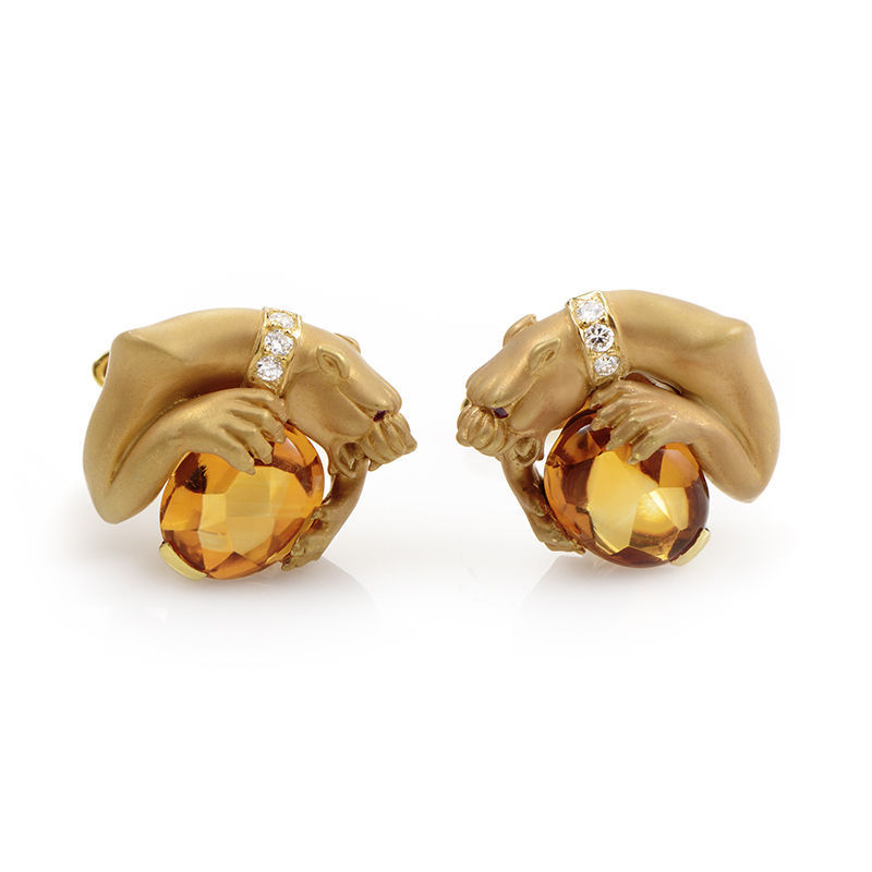 Gemelos para hombre de Citrino