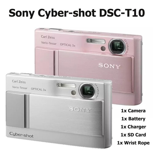 Sony Cyber-shot DSC-T10 7.2MP Digital Camera 3x Optical Zoom