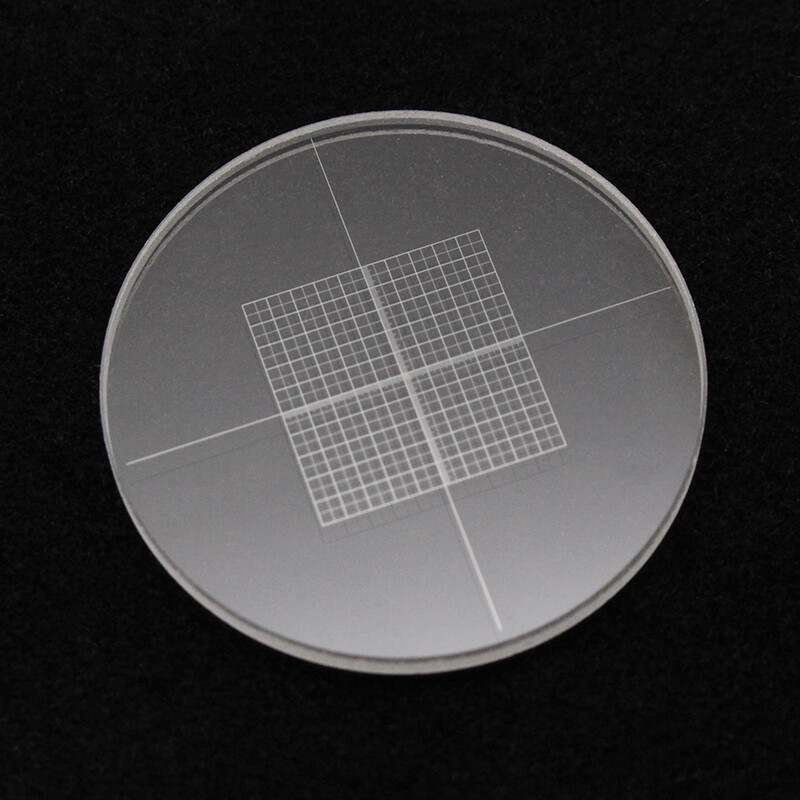 DIV 0.05mm Microscope Eyepiece Micrometer Grid Net Measuring Cross