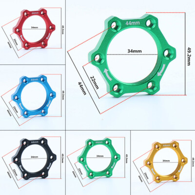 1 Flanschadapter Bremsscheibe Gewindebasis Für Mountainbike Aluminiumlegierung