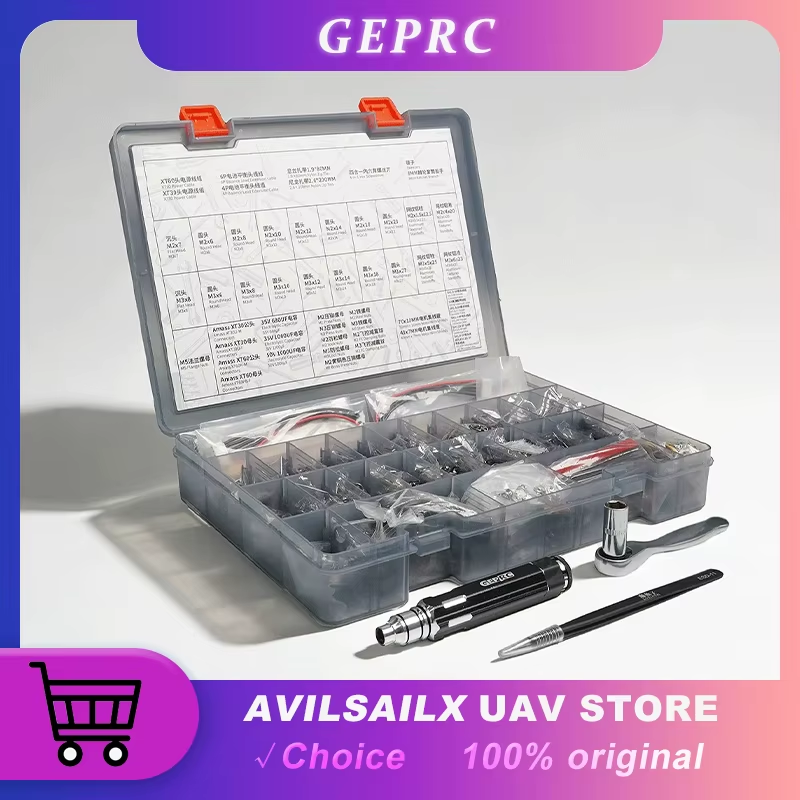 GEPRC FPV Hardware Parts Pack for Quadcopter Frame Building & Repair Drone Acces