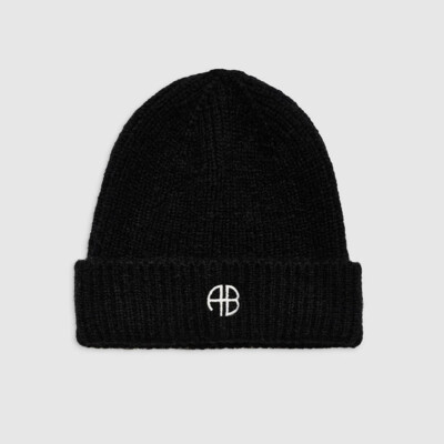 ANINE BiNG Wool blend rolled edge knitted round hat woolen hat women's hat