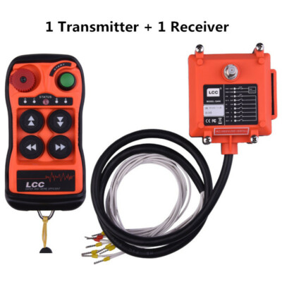 Hoist Crane Industrial Wireless Remote Control Radio Controller AC DC 12V-380V