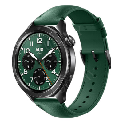 22MM Leather Strap for Xiaomi Mi Watch S4 Sport S3 S2 S1 Color 2 / A2 Pro Band