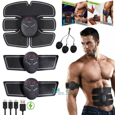 EMS Abdominal Muscle Toning Trainer ABS Stimulator Toner Fitness Binder Gym Belt