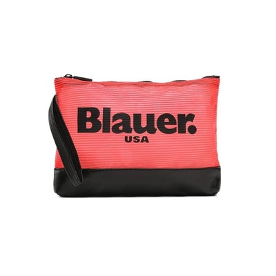 Клатч BLAUER S3LOLA06 / Мес Фуксия с логотипом Черный Перфорированный Универсальные E2023