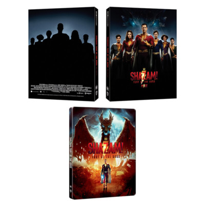 Shazam! Fury of the Gods 2-Disc 4K Limited Edition SteelBook w/Full Slip (Korea)