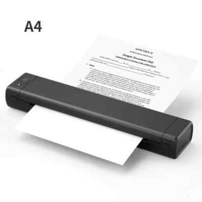 M08F Bluetooth Phone Printer for Home Use Inkless Travel Wireless Printer