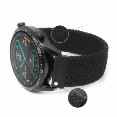 For Huawei Watch GT2/GT3 Pro 42mm 46mm Replacement Elastic Loop Wrist Band Strap