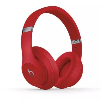 Beats By Dr Dre Studio3 Wireless Headphones Black / Red Brand New and Sealed
