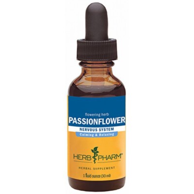 Herb Pharm Certified Organic Passionflower Extract4Mild/Occasional Anxiety,1Oz