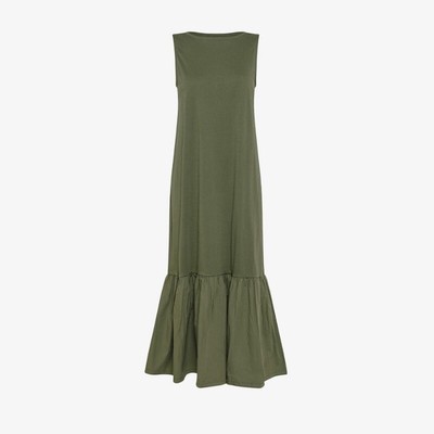 

Платье длинное женское Sun68 зеленый милитари T33214 длинное платье смешанная ткань Sun 68 E20, Green