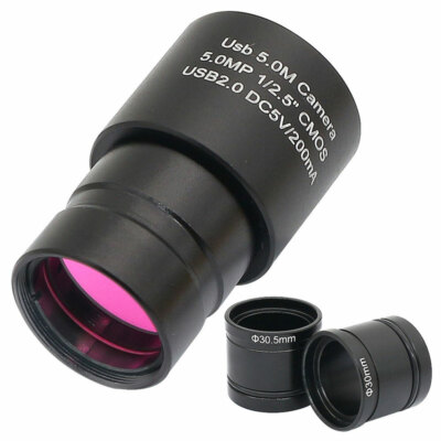 5.0MP USB Digital Eyepiece Free Driver Camera Video Imager Photo for Microscope 