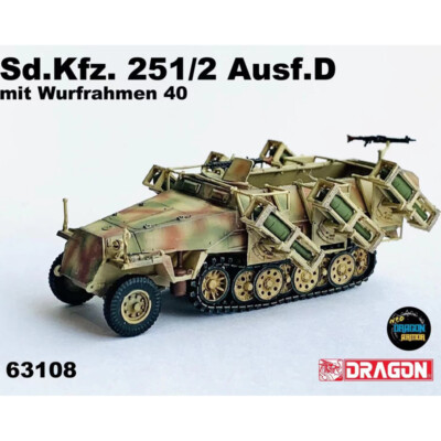 Dragon 1/72 German 251/2 Land Stuka self-propelled rocket launcher D-type model