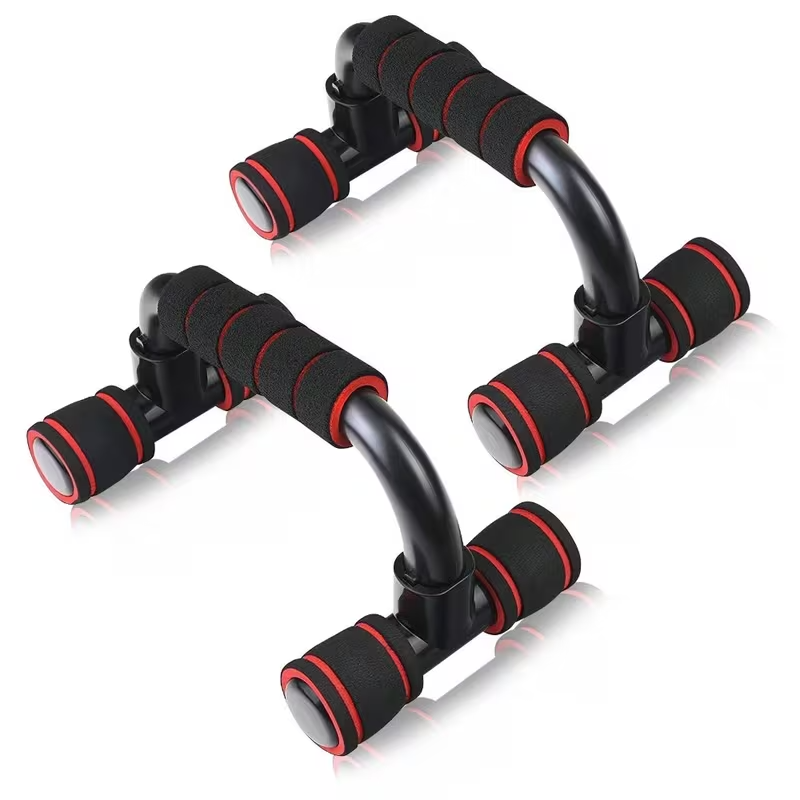 2x Push Up Bars Press Ups Handles Stand Pair Home Gym Exercise Workout Foam Bars