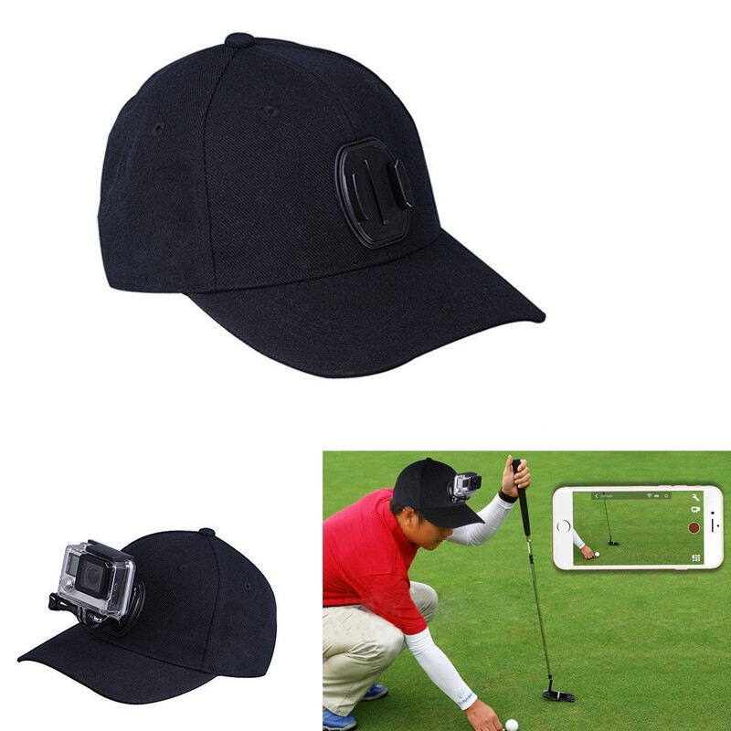 Canvas Sun Hat Cap Cycling Hiking Golfing Fishing for Sport Action Cam Camera