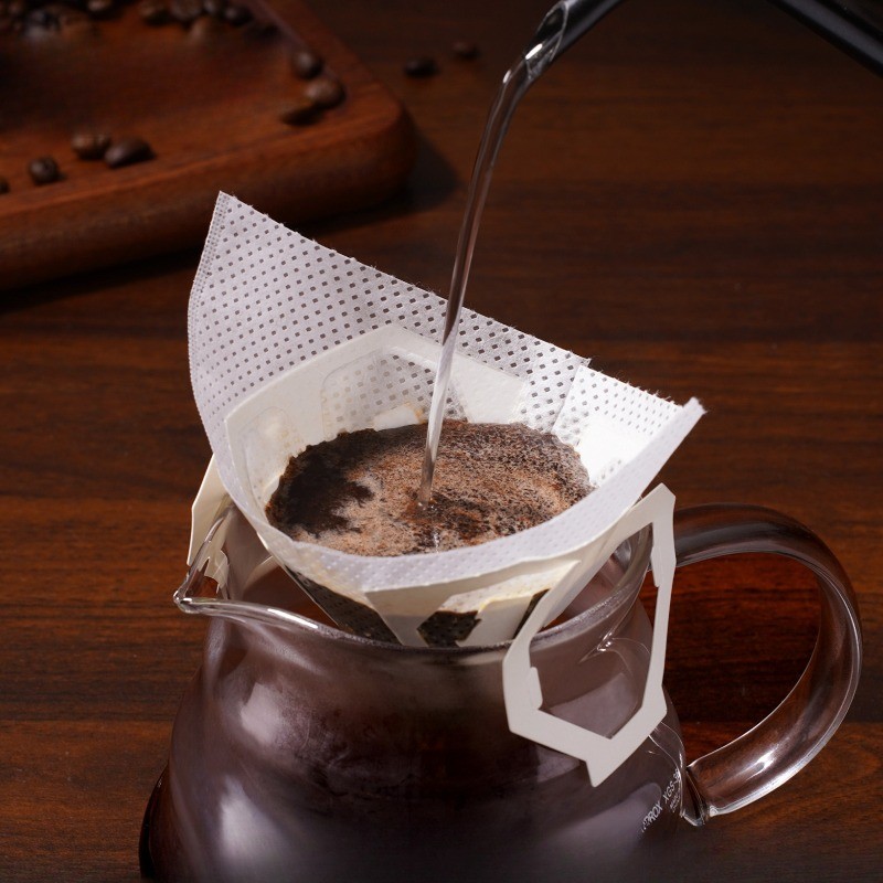 100 Stück Kaffeefilter Tropfer Topf Ersatz Vliesstoff Kegel Café Zubehör