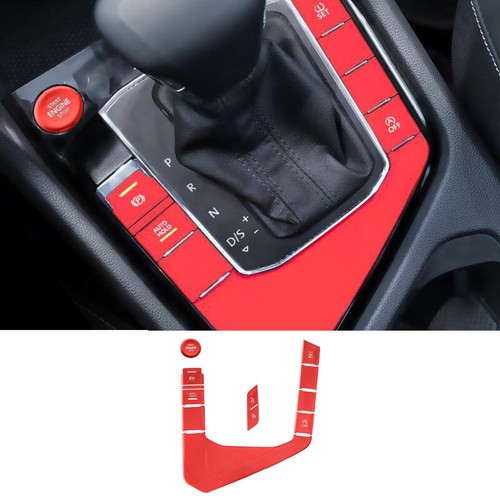 Aluminum Alloy Car Central Control Gear Shift Button Trim For VW