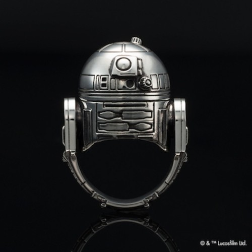 Pre-owned U-treasure Star Wars R2-d2 Head Ring Silver From Japan
