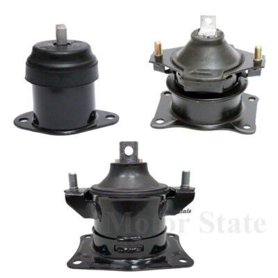 A4527 A4526 A4517 Fits 03-07 Honda Accord 3.0L Engine Motor Mount Set 3PCS Auto