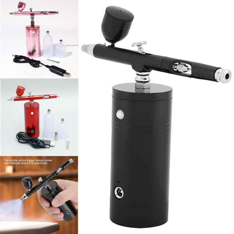 Cordless 32PSI Airbrush Portable Airbrush Cake Makeup Mode Nail Art Painting NEW