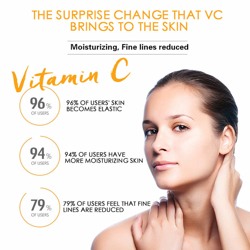DR.RASHEL Vitamin C Face Serum  Hyaluronic Acid Brightening Anti Aging Firming