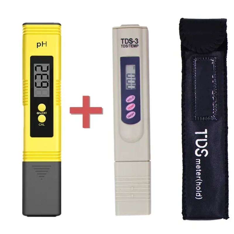 NEW TDS Meter & pH Tester Digital Pen 0-9990ppm 0-14 PH Aquarium Water Quality