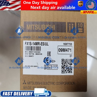 1pc NEW  MITSUBISHI PROGRAMMABLE CONTROLLER FX1S-14MR-ES/UL FX1S-14MR-ES-UL