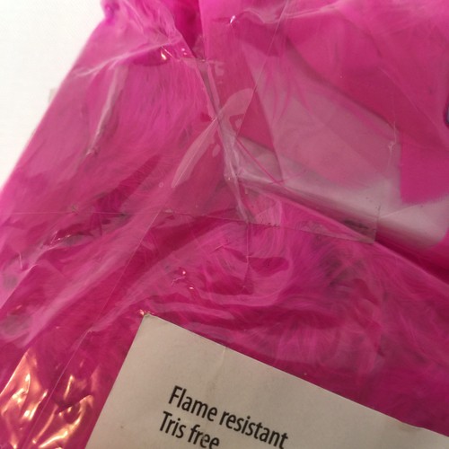 Simplicity Feather Boa Decor 6 Ft Candy Hot Pink Dress Up Flame Resistant