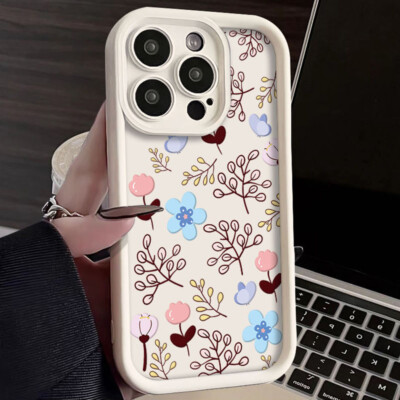 For iPhone Samsung Xiaomi Huawei Honor Cute Flower Case Phone Cover ShockProof
