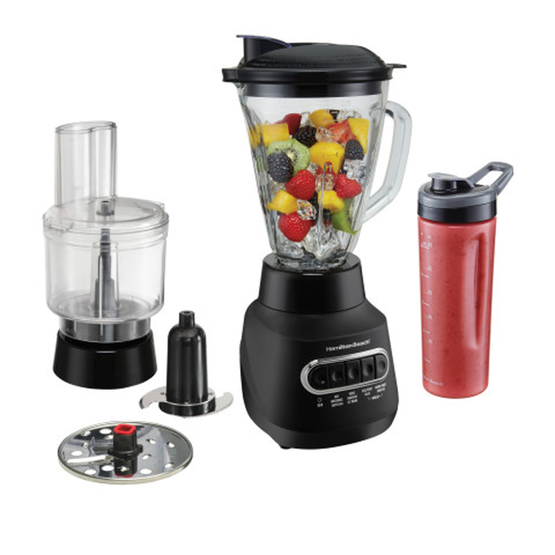 3 in 1 Multi Blender Kitchen System w Food Processor Attachment 52 Oz Travel Jar