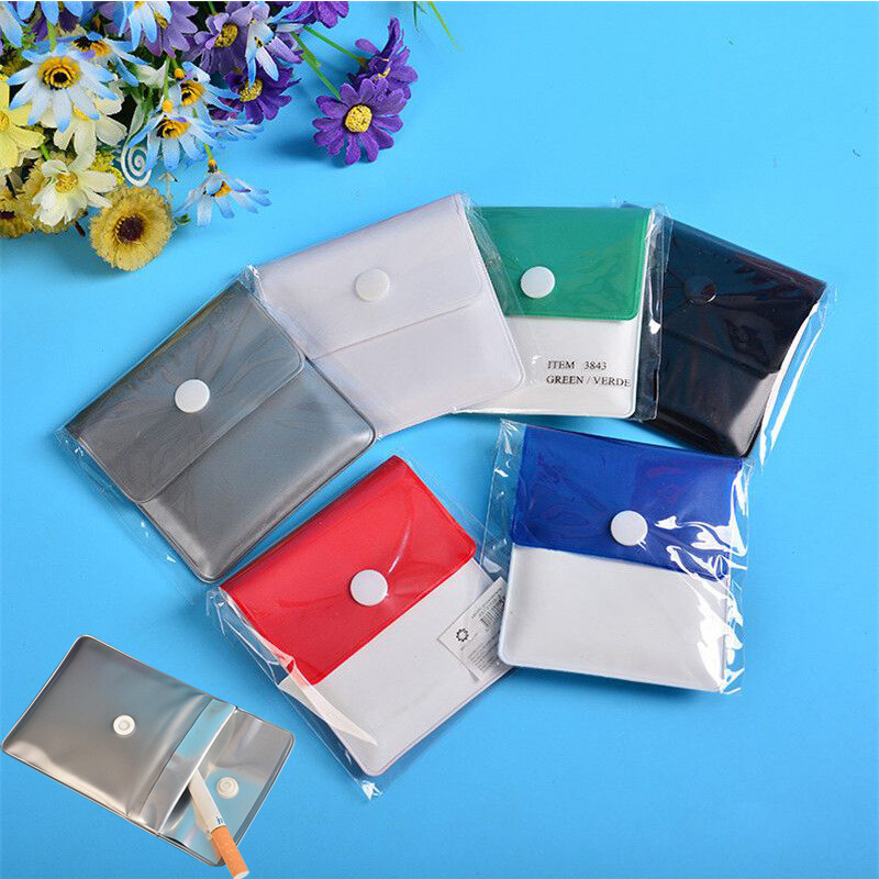 cigarette butt bags Cigarette Butt Holder Convenient Reuable Pocket Ashtray pouch Mini Portable  Ash