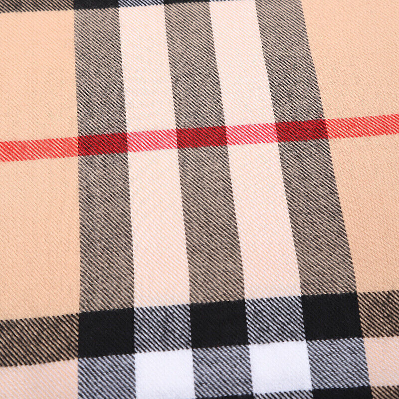 Mens Womens Winter Warm SCOTLAND Made 100% CASHMERE Scarf Scarves Plaid Wool