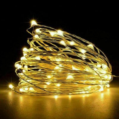 20 LED Fairy String Lights Copper Wire Lights Battery Operated Xmas Decor