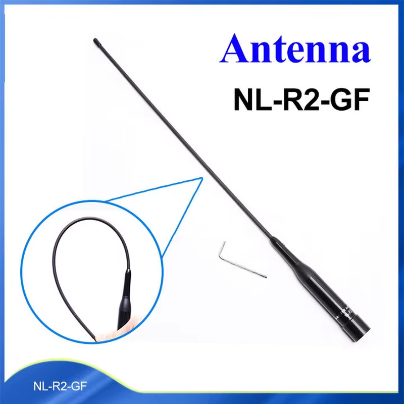 NL-R2 Rubber Onboard Transceiver Antenna - 38CM - HF - Compatible with VV-898 Ba