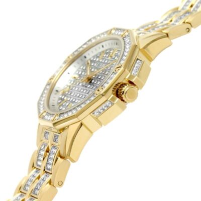 Pre-owned Bulova Gold Womens Analogue Watch Octava 98l302