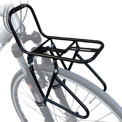 Bicycle Front Rack, Steel Luggage Touring Carrier Racks 15KG Capacity2531