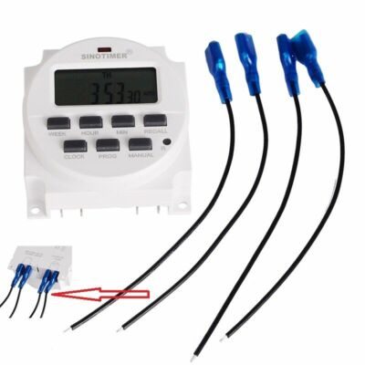 Automatic Gate Digital Timer LCD Display Weekly 3500 Watt Programmable LED Light