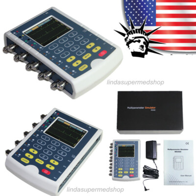 Multi Parameters Simulator Patient ECG IBP Resp Temp Arrhythmia Simulation 2020