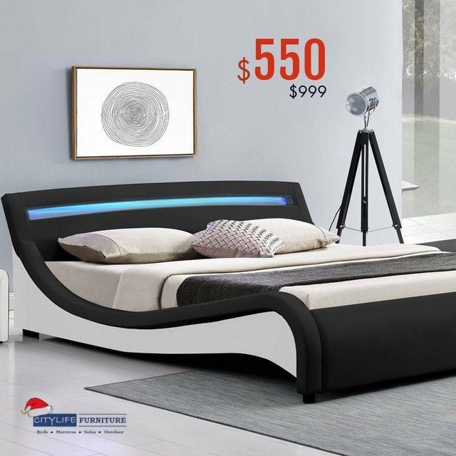 Brand New LED Bed Frame available in Queen and King