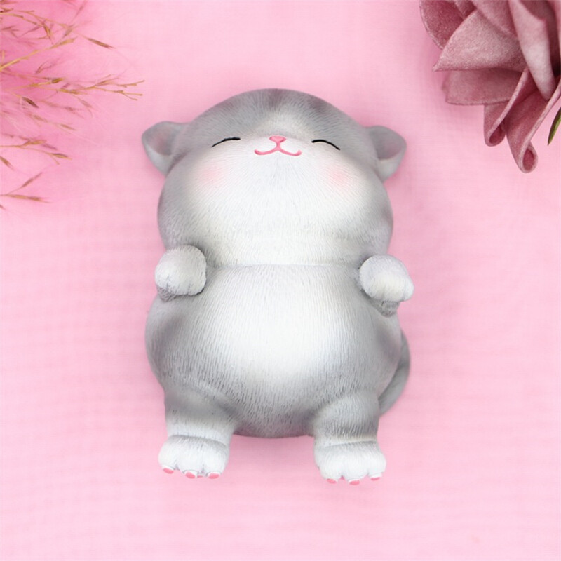 1PC Mignon Miniatures Résine Chat Statue Figurine Gâteau Décoration Voiture