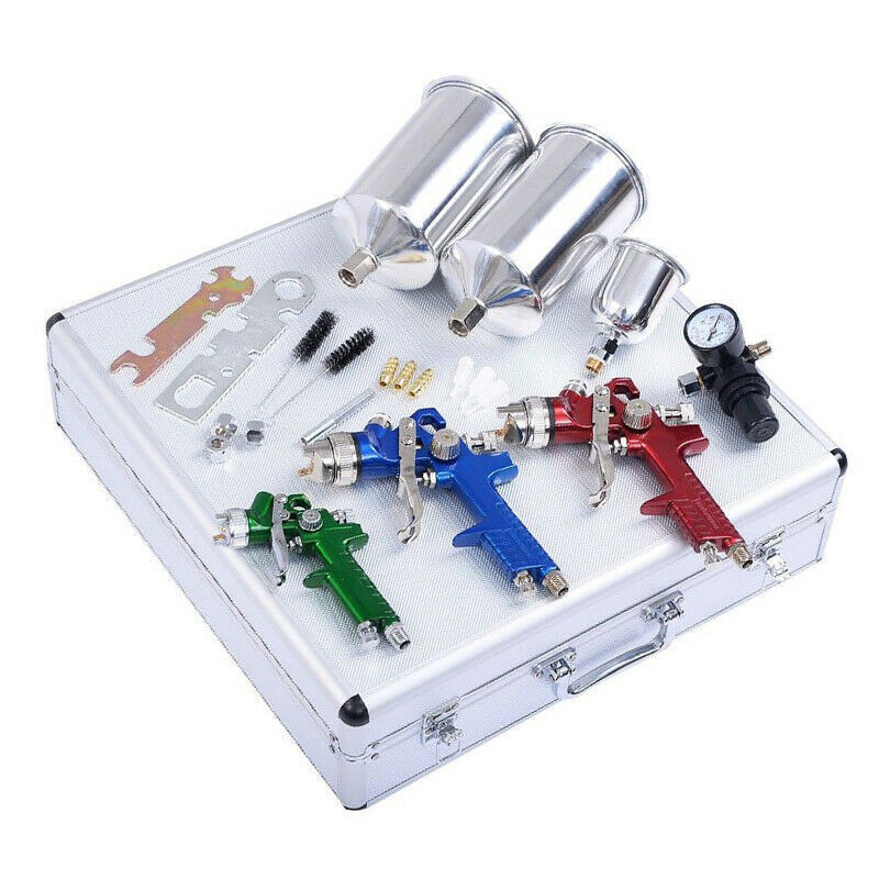 3 HVLP Gravity Feed Auto Paint, Primer Spray Gun Kit のeBay公認海外通販｜セカイモン