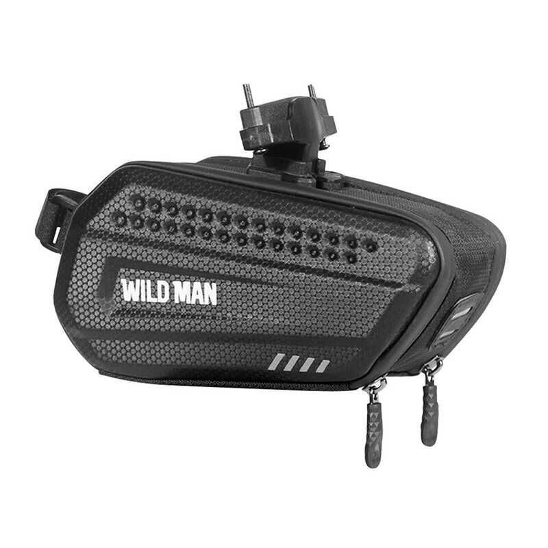 MTB Cycling Bicycle Saddle Bag Waterproof 3D Hard Shell Bicycle Seat Bag 1.2L